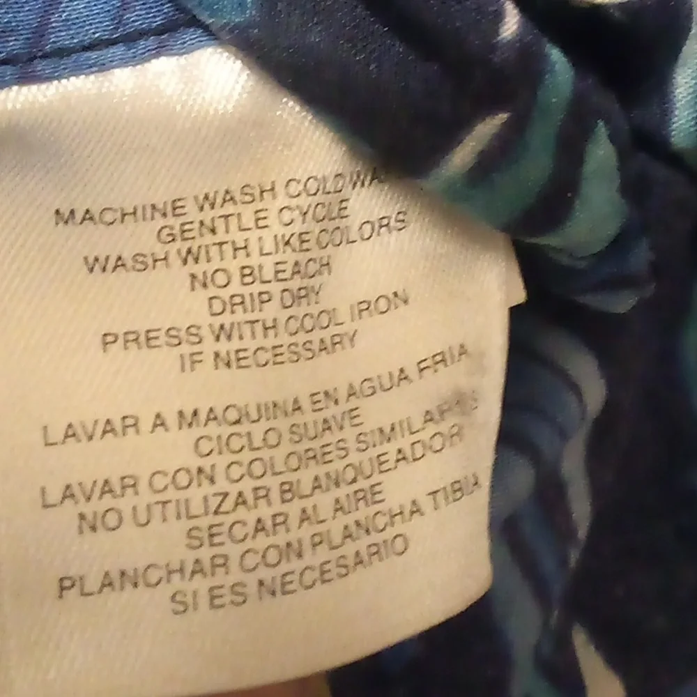 Jone's New York Signature Splash Of Color Mid/Long Sleeve Top - Size XL - Picture 8 of 10